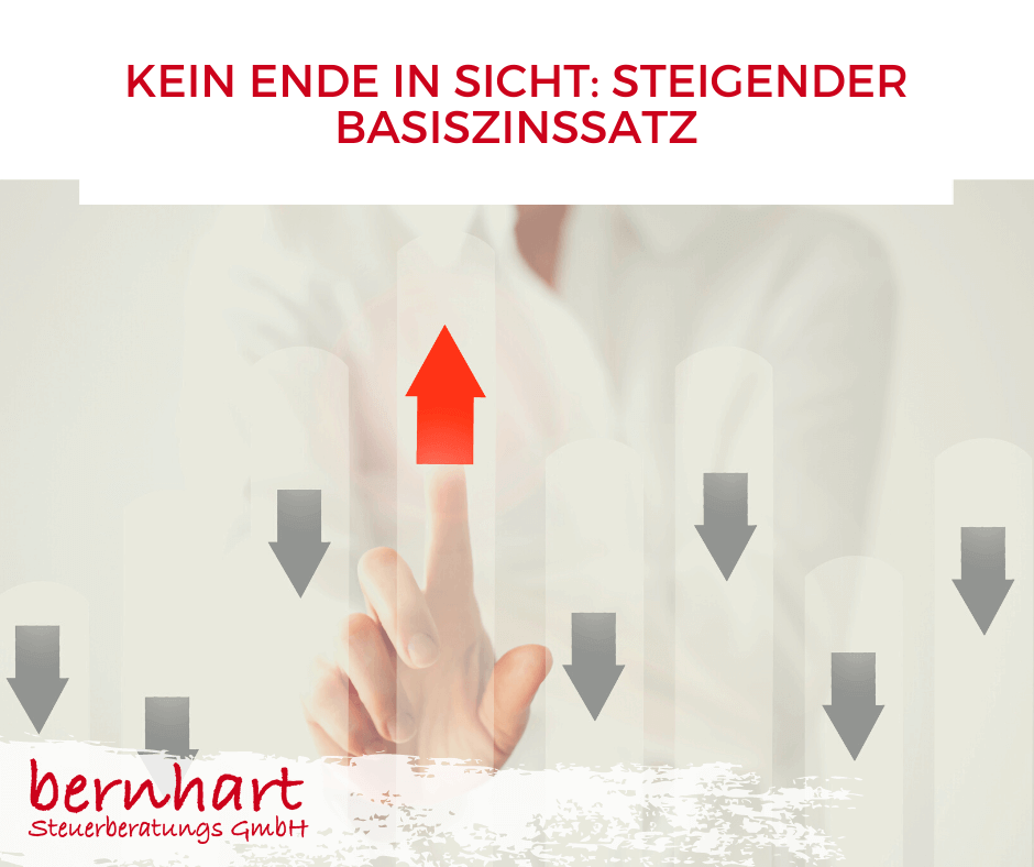 Kein Ende in Sicht: Steigender Basiszinssatz