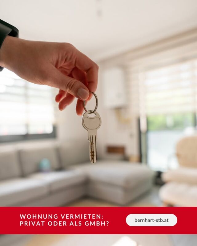 Wohnung vermieten: privat oder über eine GmbH? 🏠

Wer eine Immobilie als Investment kauft, steht früher oder später vor der Frage: Soll sie privat gehalten werden oder über eine GmbH?
Die Antwort hängt nicht nur von der laufenden Steuerbelastung ab, sondern vor allem davon, was du langfristig mit den Gewinnen und der Immobilie vorhast.

👉 Private Vermietung:
Die Überschüsse aus der Vermietung unterliegen grundsätzlich deinem persönlichen Einkommensteuertarif. Dafür ist die Struktur vergleichsweise einfach und du kannst über die erwirtschafteten Überschüsse privat verfügen.

👉 Vermietung über eine GmbH:
Gewinne einer GmbH werden mit 23 % Körperschaftsteuer besteuert. Bleiben die Gewinne in der GmbH und werden beispielsweise für weitere Investitionen verwendet, kann das interessant sein. Werden Gewinne allerdings an dich als Gesellschafter ausgeschüttet, fallen grundsätzlich zusätzlich 27,5 % Kapitalertragsteuer an.

👉 Auch der spätere Verkauf zählt:
Bei einer privat gehaltenen Immobilie unterliegt ein steuerpflichtiger Veräußerungsgewinn grundsätzlich der Immobilienertragsteuer von 30 %, sofern keine Befreiung greift. Hält eine GmbH die Immobilie, unterliegt der Veräußerungsgewinn grundsätzlich der 23%igen Körperschaftsteuer. Wird der verbleibende Gewinn anschließend an dich als natürliche Person ausgeschüttet, fallen grundsätzlich zusätzlich 27,5 % KESt an.

Privat oder GmbH ist daher keine reine Frage des aktuellen Steuersatzes. Kaufpreis, Finanzierung, laufende Überschüsse, geplante Reinvestitionen, Haltedauer und ein späterer Verkauf sollten gemeinsam betrachtet werden.

👉 Du planst den Kauf einer Immobilie zur Vermietung und möchtest die passende Struktur vorab prüfen? Wir beraten dich gerne.

📧 office@bernhart-stb.at
📞 +43 1 4073383
🌐 bernhart-stb.at

#vermietung #gmbh #immobilieninvestment #steuern #steuerberatung